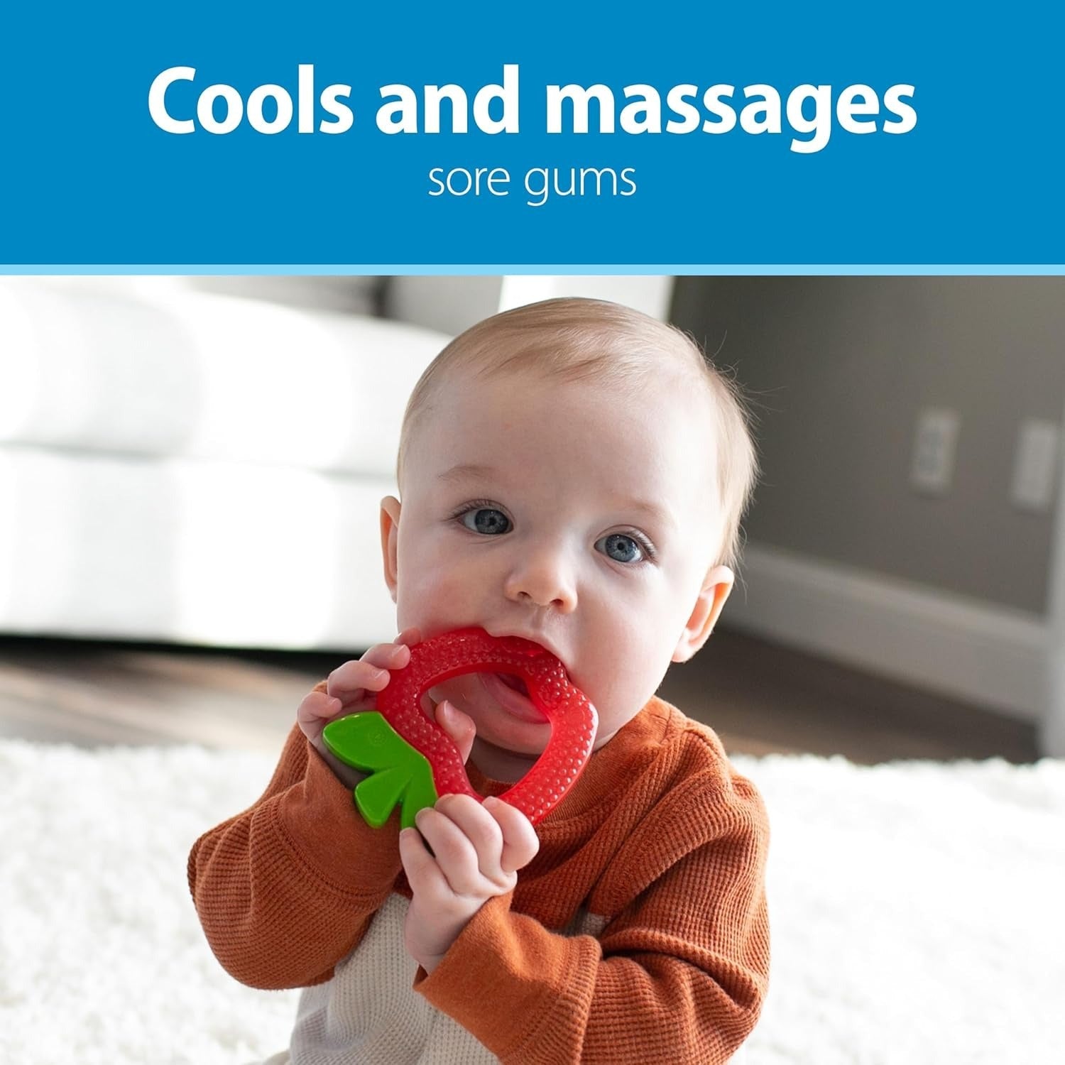 Dr. Brown’s AquaCool Water-Infused Baby Teethers (2-Pack)