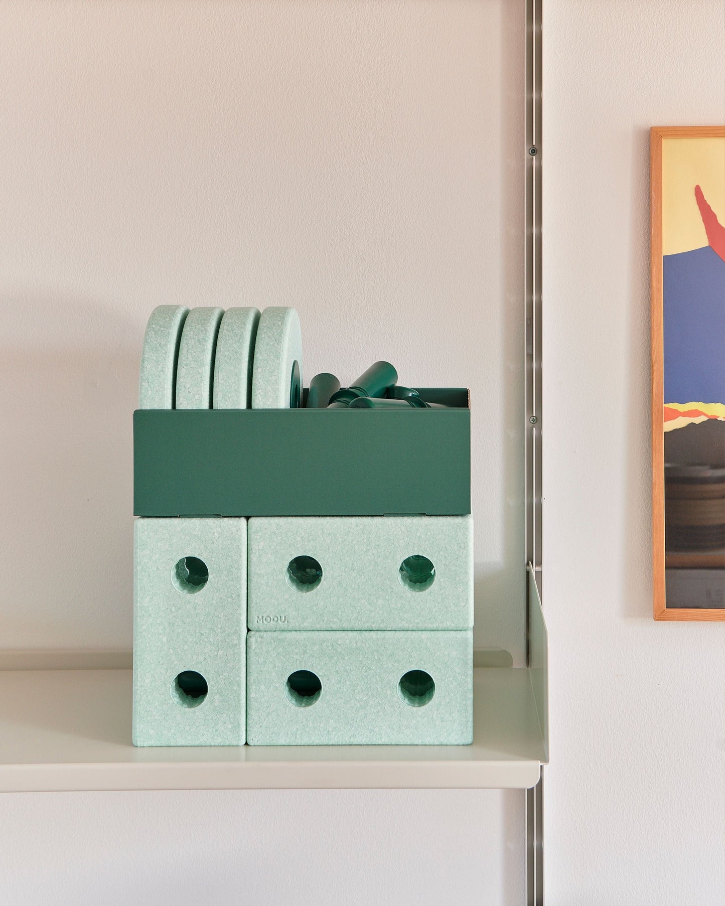 3-in-1 Baby Walker -Ocean Mint / Forest Green