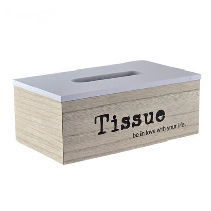 Wooden Tissue Box