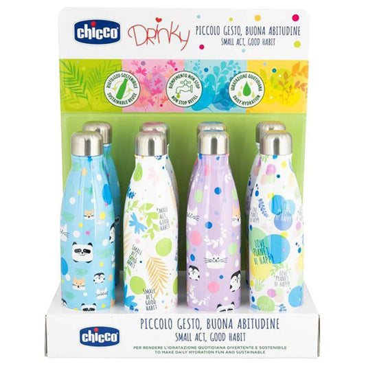 Chicco 10081.50 Inox Drinky Thermal Bottle 500 Ml