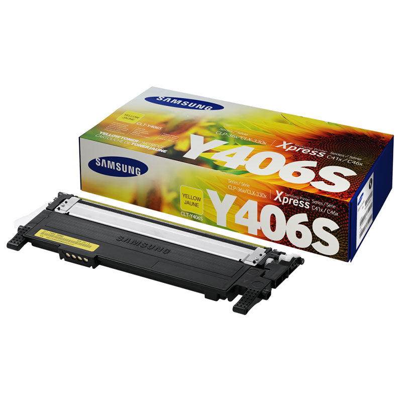 Samsung CLT-C406S/ELS Color Laser Cartridge Cyan