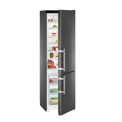 Liebherr CNbs 4015 Comfort Fridge Freezer No Frost 60cm Black Steel