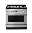 Smeg CPF9GMX Portofino Cooker Gas/Electric 90cm Inox