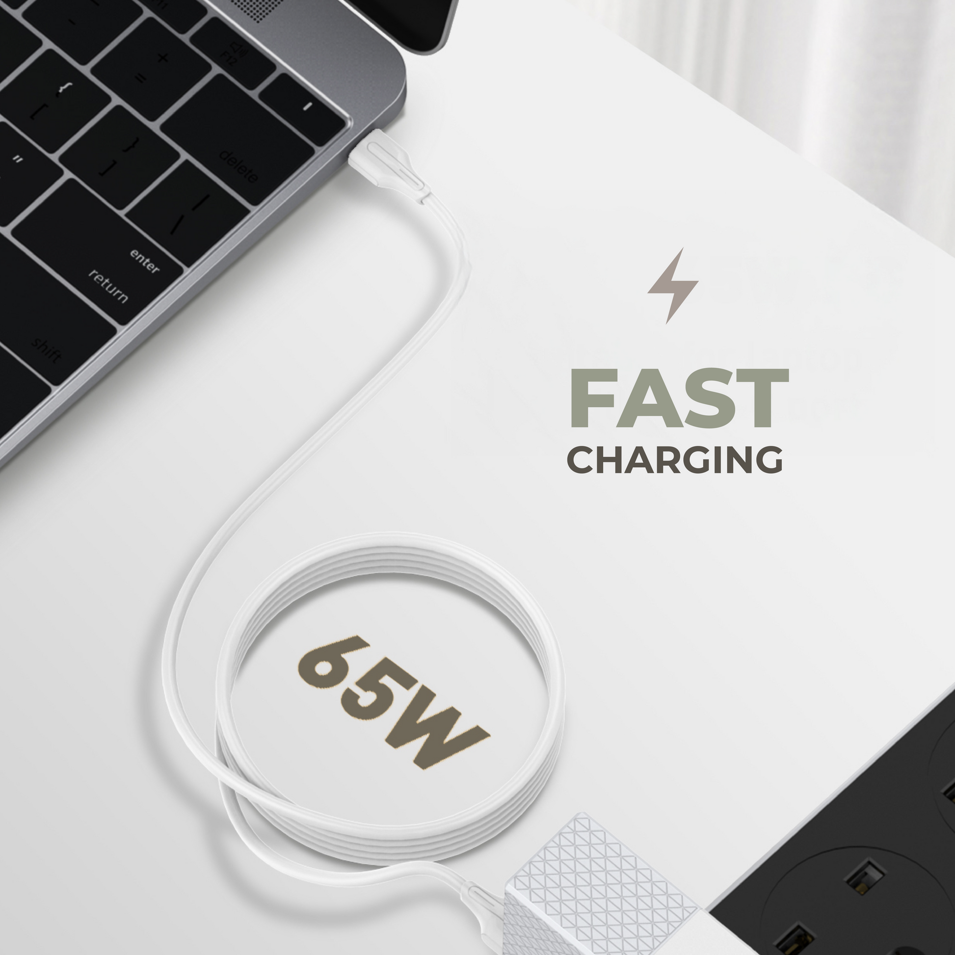 200cm Fast Charging USB-C to C Cable