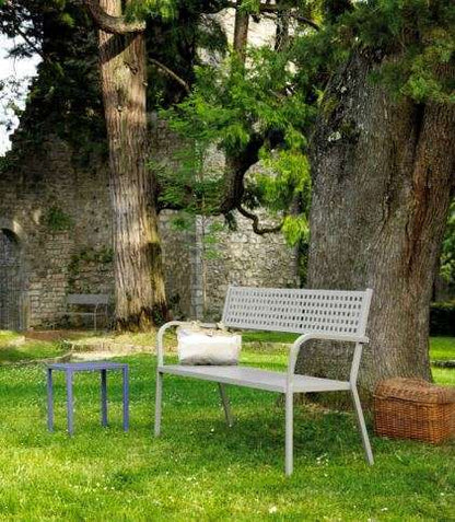 Alice two-Seater outdoor sofa- Powder Coating – Made in Italy