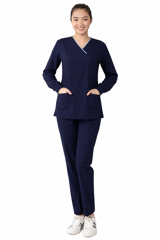 Housekeep Uniform 100% cotton Long  Sleeve