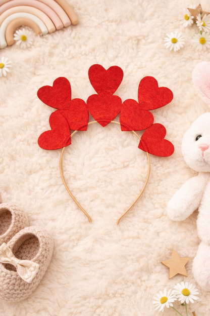 Sweetheart Crown Headband – Festive Heart Headpiece
