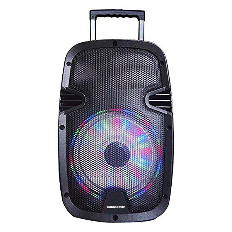 CONQUEROR S45LED Amplified Speaker Portable with 2 Microphones Bluetooth