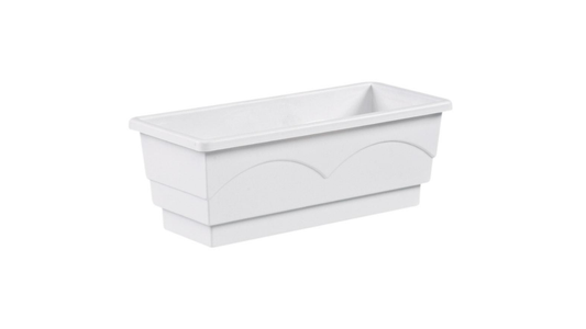 Emsa 501831 Flower Pot 50 cm White LAGO AQUA COMFORT