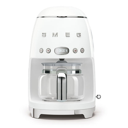 Smeg DCF02WHEU Drip Coffee Machine 1.4L White