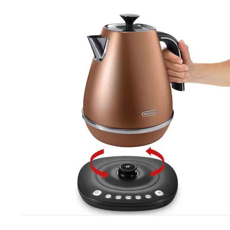 Delonghi Distinta KBI 2011.CP Kettle 1.7L 2000W Style Copper