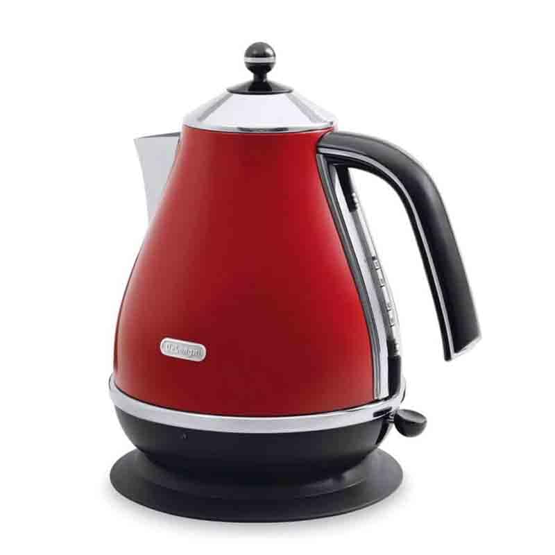 Delonghi Icona KBO 2001.R Kettle 1.7L 2000W Glossy Red