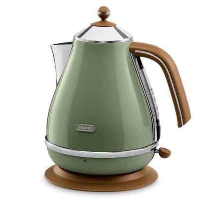 Delonghi Icona Vintage KBOV 2001.GR Kettle 1.7L 2000W Olive Green