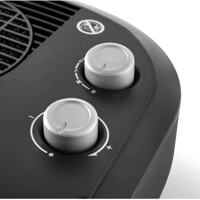 Delonghi HTC 4030BK Table Top Fan Heater Black/Silver