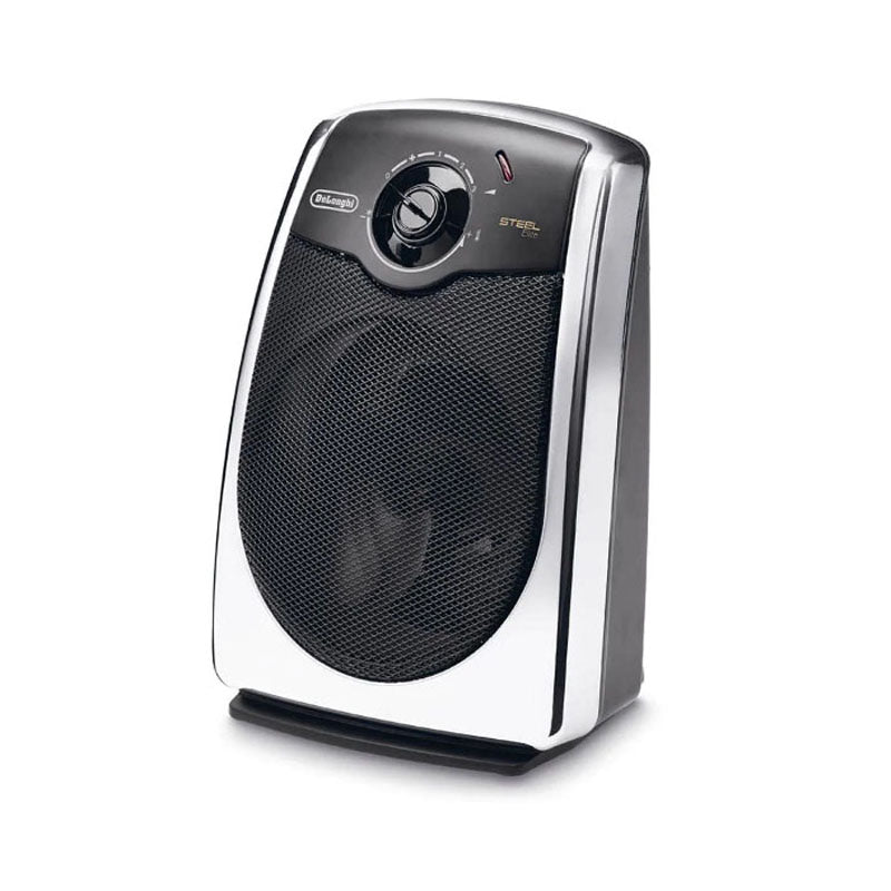 Delonghi HVS 3031W Steel Elite Upright Fan Heater White