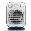 Delonghi HFS50B20.AV Vertical Edge Fan Heater Avio Blue/White