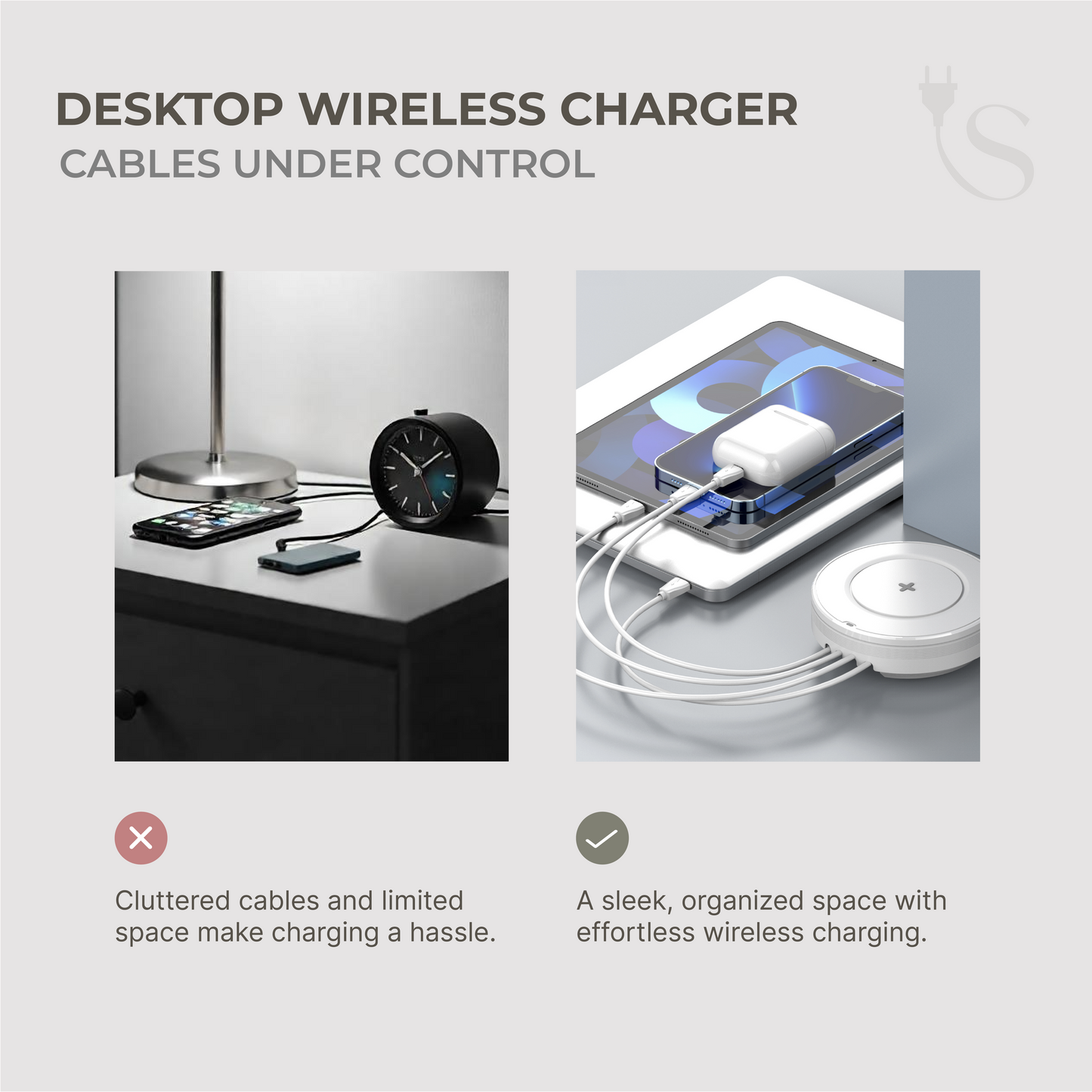 Desktop Wireless Charger (32W)