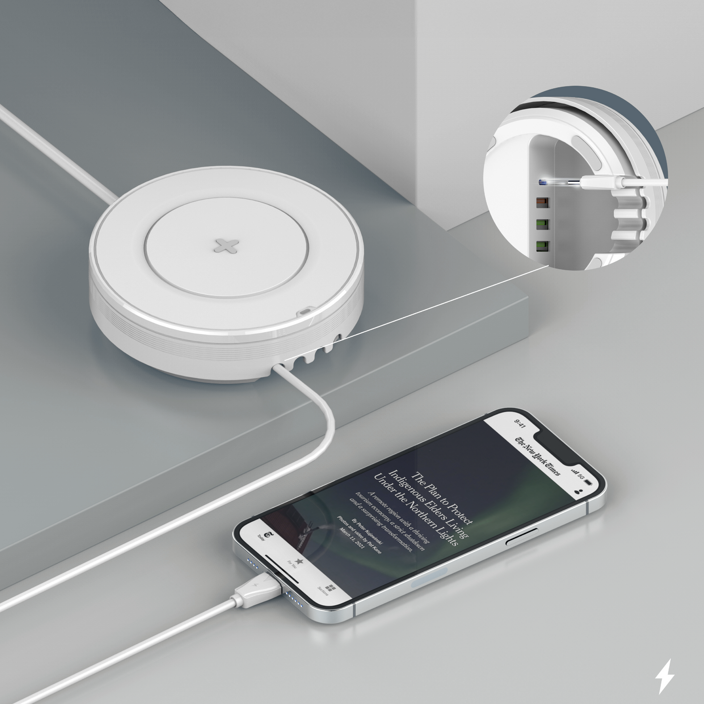 Desktop Wireless Charger (32W)