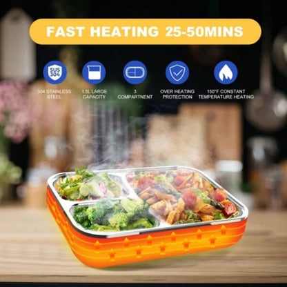 Electric Lunch Box, 3 in 1 for 12V, 24V & 220V