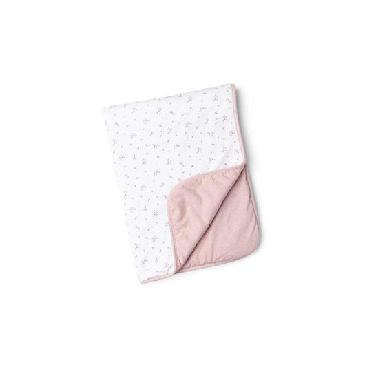 Dream Flower Pink Organic Cotton Blanket