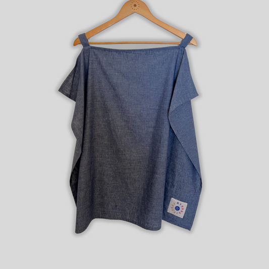 Denim Stone Nursing Cover