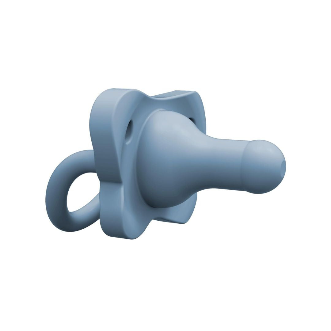 Dr. Brown’s HappyPaci Silicone One-Piece Soother (0-6m) – Blue