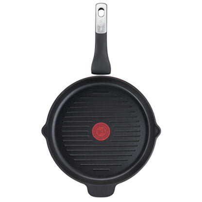 Tefal E2294074 G6 Unlimited – Round Grillpan Cast Aluminum 26 cm