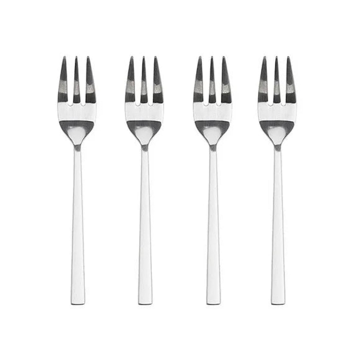 Cake Cutlery Fork Length 14.4cm 4Pcs Steel (23279)