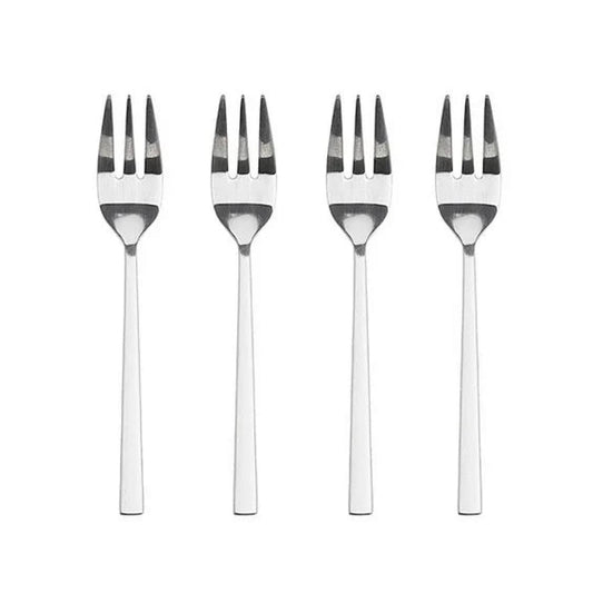 Cake Cutlery Fork Length 14.4cm 4Pcs Steel (23279)