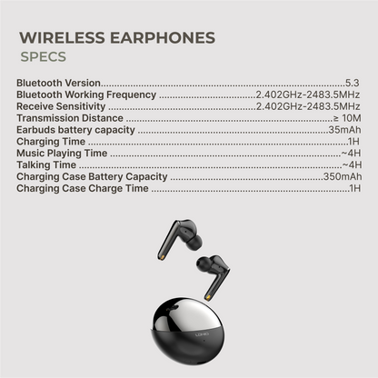 Wireless Earphones w/ Charging Case