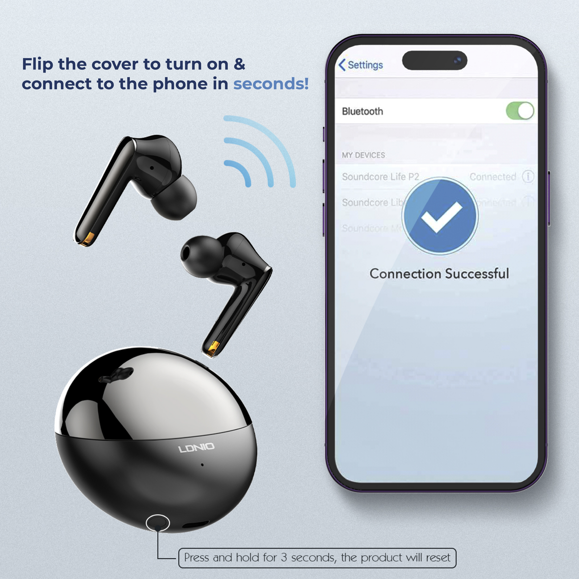 Wireless Earphones w/ Charging Case