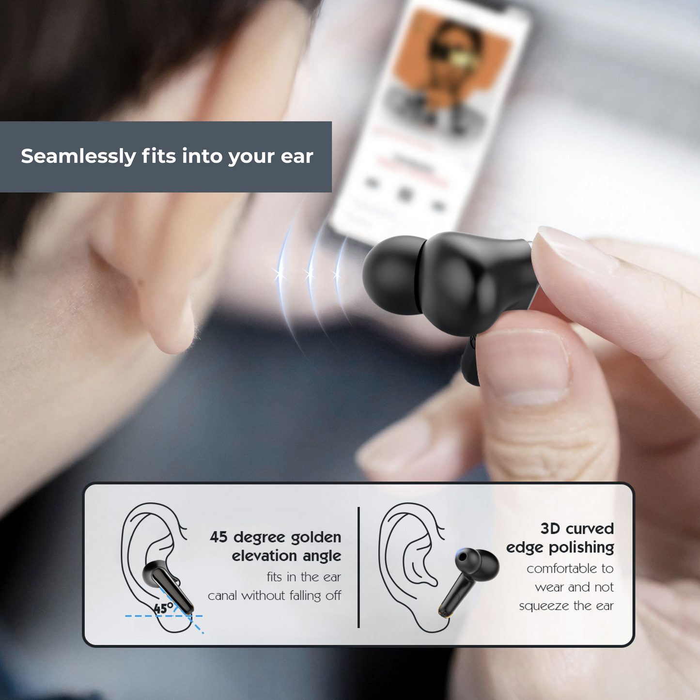 Wireless Earphones w/ Charging Case