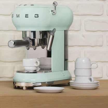 Smeg ECF01PGEU Espresso Coffee Machine Manual Pastel Green