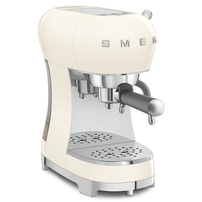 Smeg ECF02CREU Espresso Coffee Machine Cream