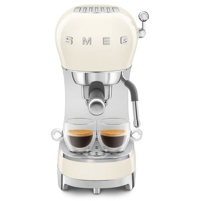 Smeg ECF02CREU Espresso Coffee Machine Cream