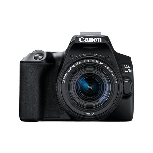 Canon EOS 250D DSLR with movable screen+lens 18-55 IS