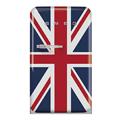 Smeg FAB10RDUJ5 55cm Fridge with Icebox, Right Hand Hinge, Union Jack