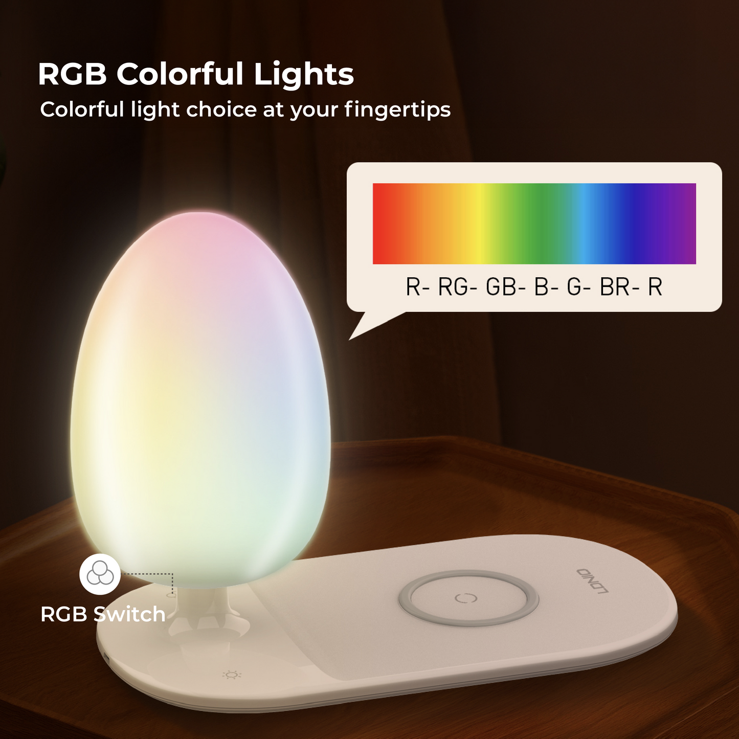 Fast Wireless Charging Desk Lamp