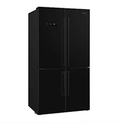 Smeg FQ60NDF 4-Door Refrigerator Free-Standing Black 90 cm