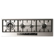 Fulgor Milano CPH1124GWKTC X Gas Hob 110cm Stainless Steel