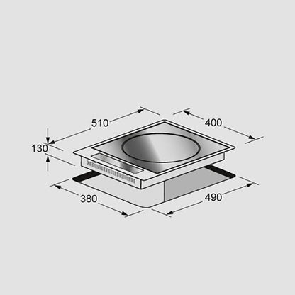 Fulgor Milano CPH401IDWKTCX Induction Surface