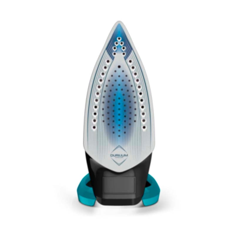 Tefal FV6832M0 iron  Ultragliss +   Black Glama/Blue boreal   2800W   50 g/min   260 g/min   Durilium Airglide   Anti drip   Anti Scale Setting