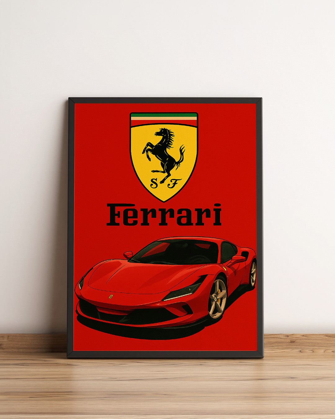 Sook's Ferrari Poster