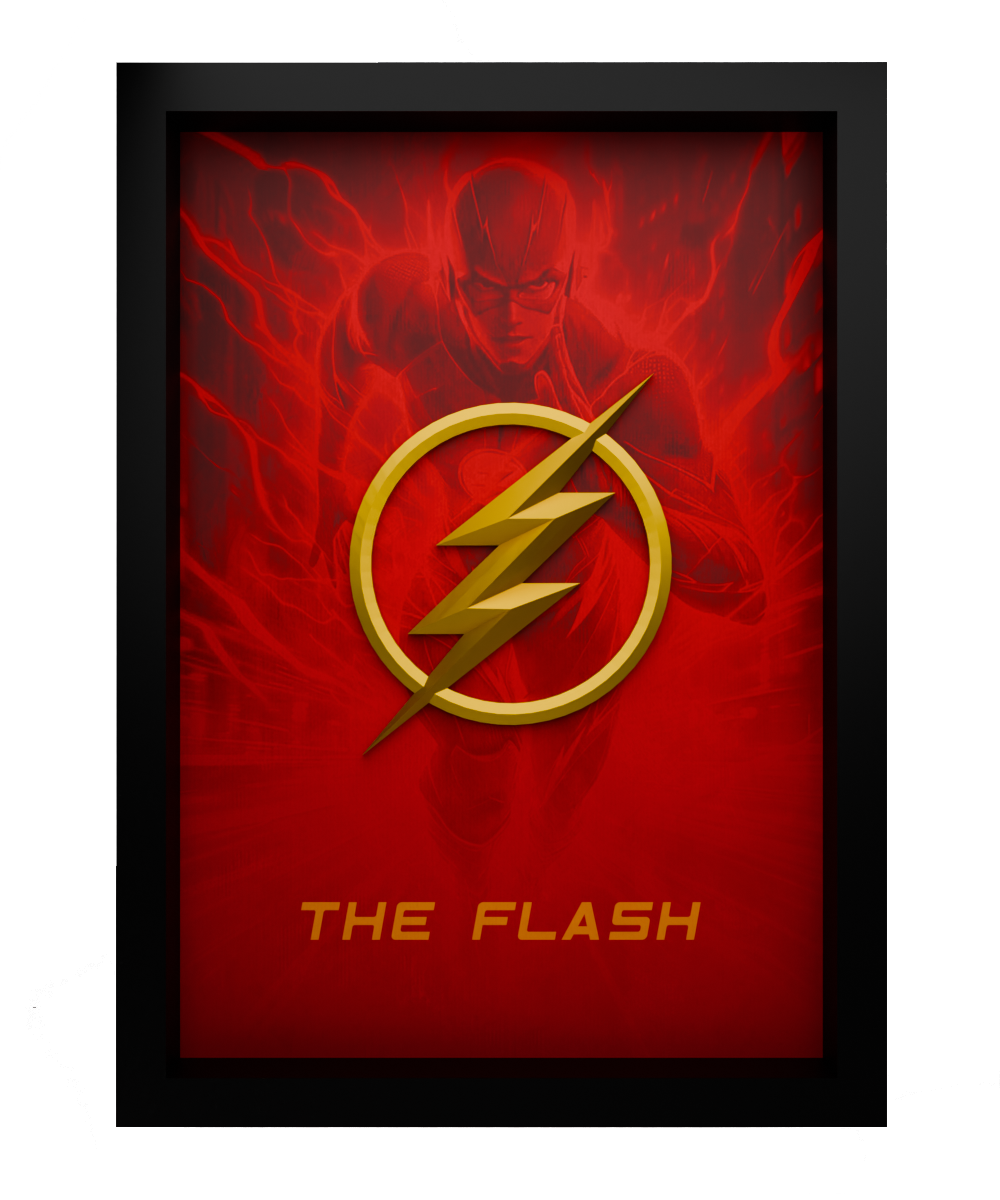 The Flash Frame WIth 3D-printed Logo