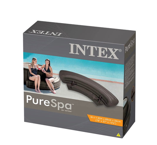 Intex Spa Inflatable Bench For Round Jet 28422 Black S17