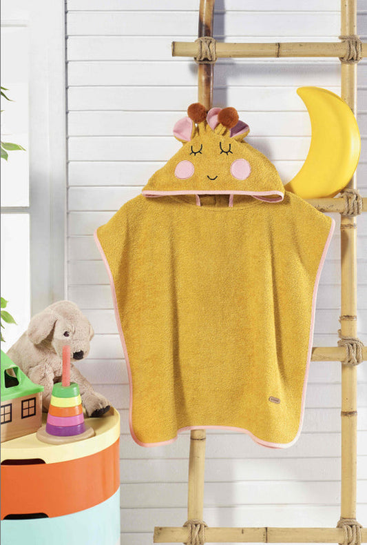 Kids Poncho Giraffe