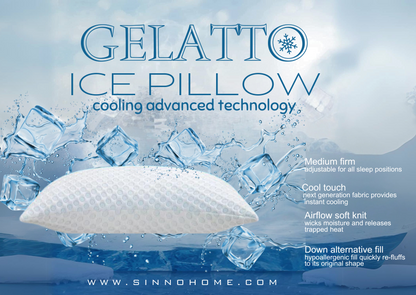 ICE COOLING PILLOW - pillow that truly keeps you cool.