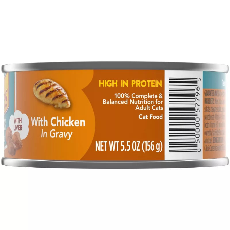 Purina Friskies  Chicken & Liver In Gravy Wet Cat Food 156g