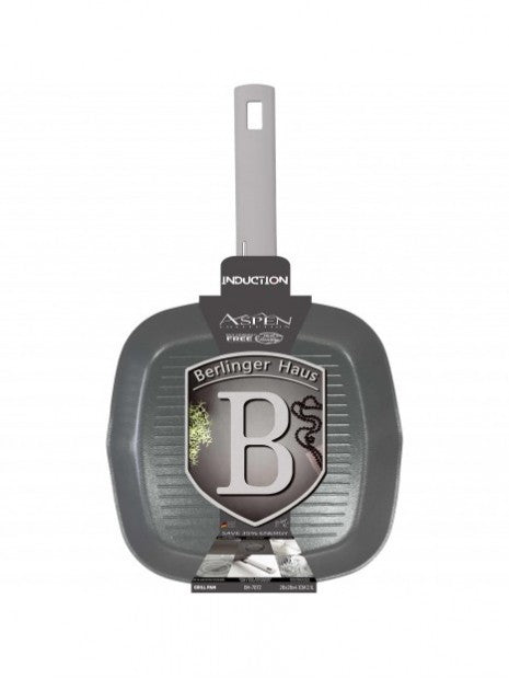 Grill Pan, 28 cm, Matt Grey