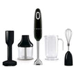 Smeg HBF02BLEU Hand Blender With Accessories Black